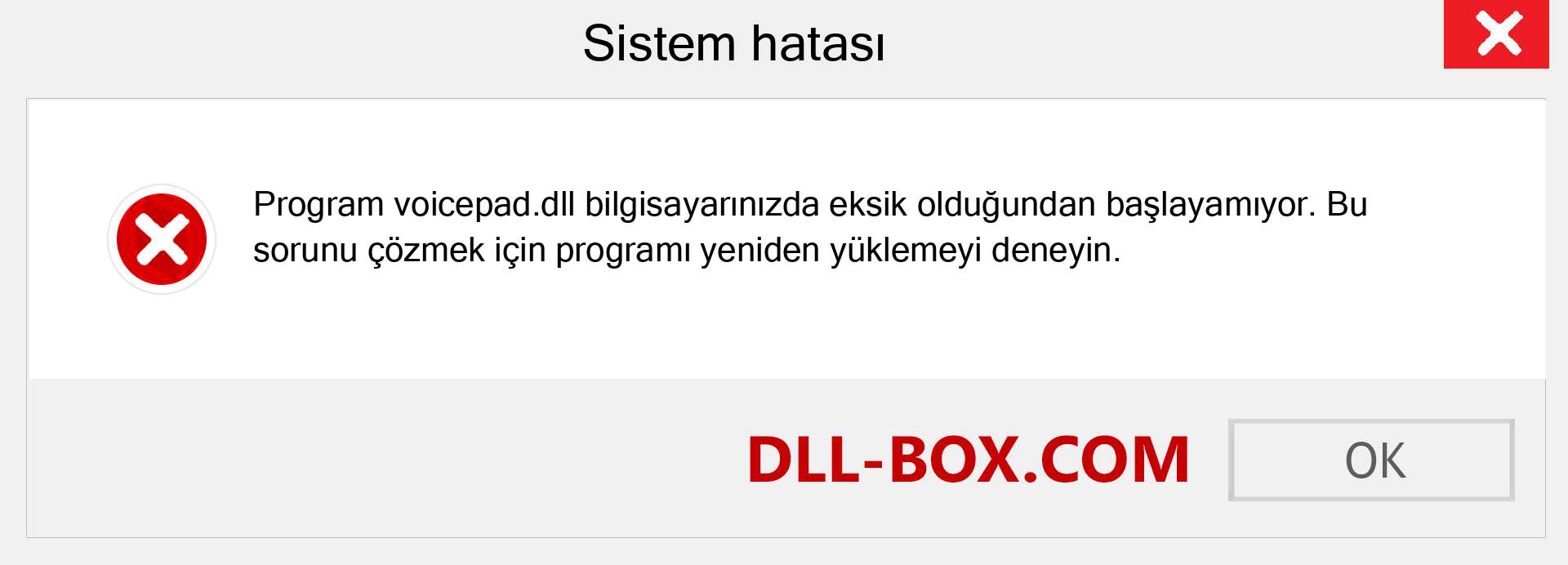 voicepad.dll dosyası eksik mi? Windows 7, 8, 10 için İndirin - Windows'ta voicepad dll Eksik Hatasını Düzeltin, fotoğraflar, resimler